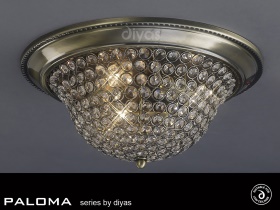 Paloma Crystal Ceiling Lights Diyas Flush Crystal Fittings Paloma Crystal Ceiling Lights Diyas Flush Crystal Fittings